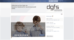 Desktop Screenshot of dgfs.de