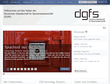 Tablet Screenshot of dgfs.de